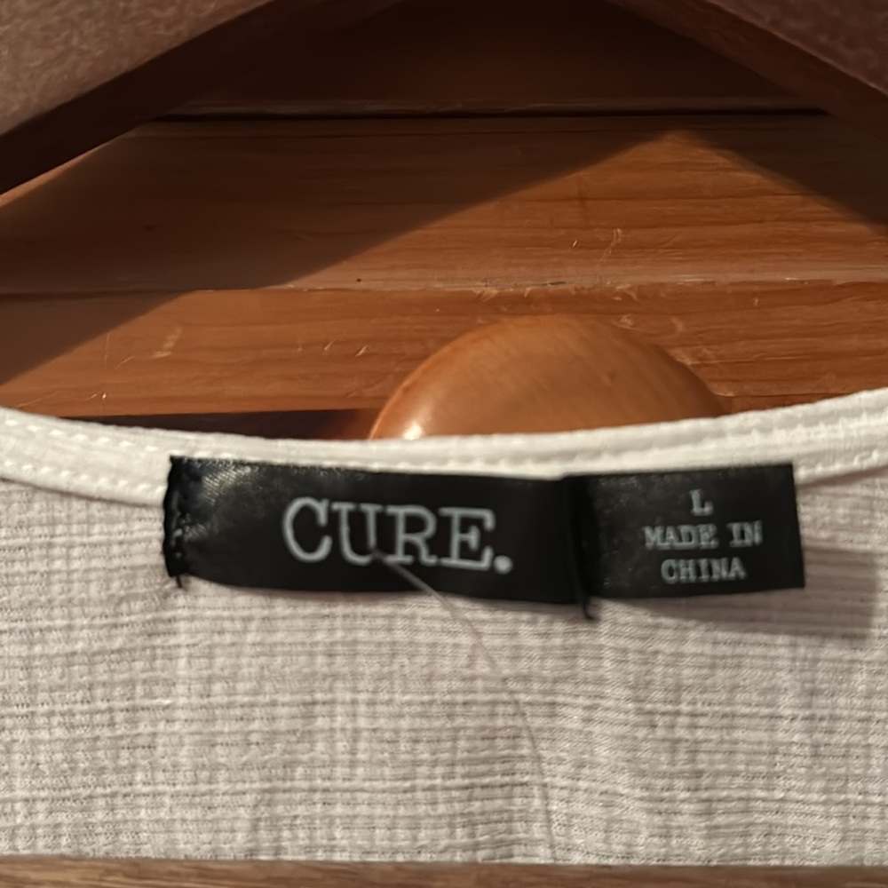 White LG dress tie top NWOT - Picture 4 of 4